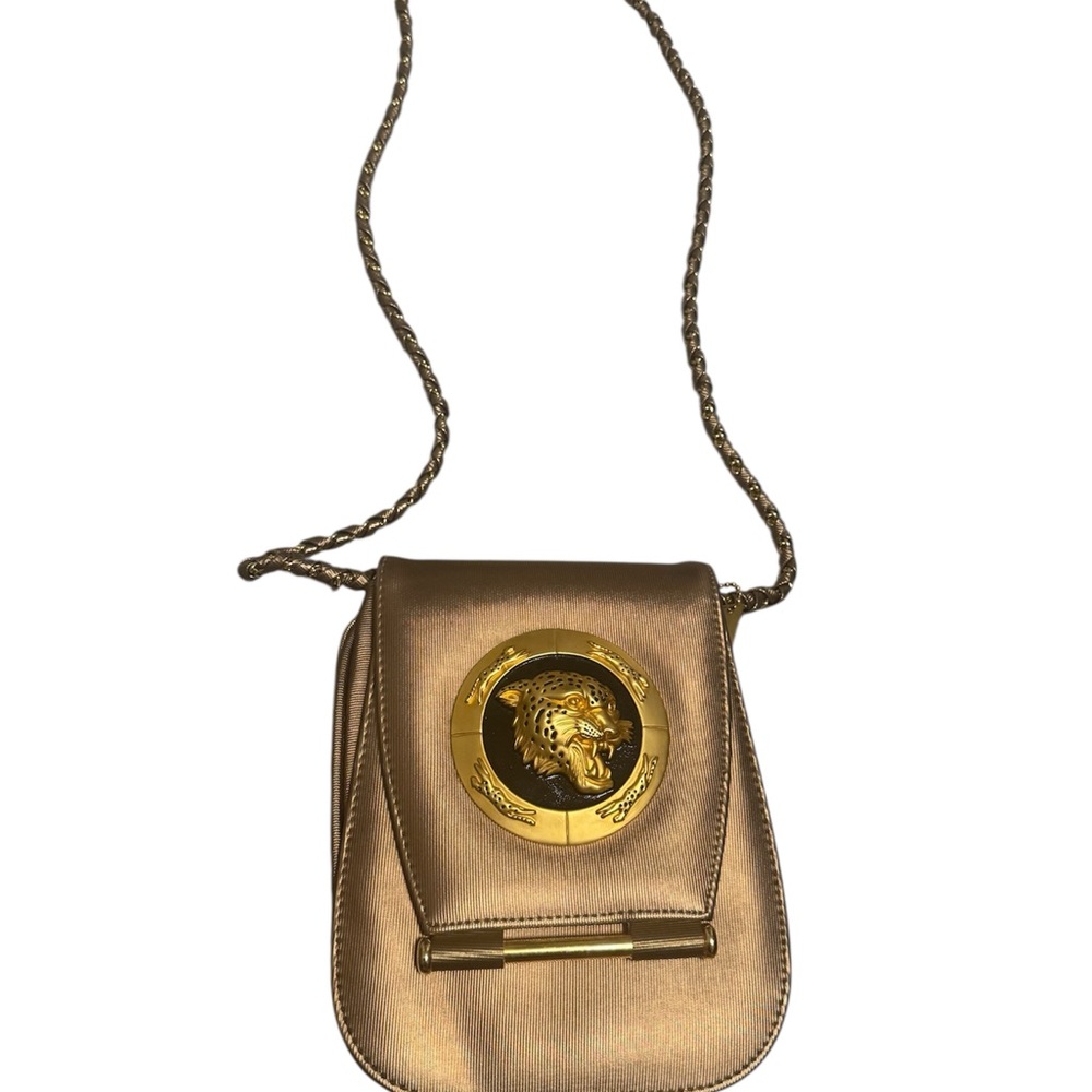 Nima Gold Crossbody Bag with Chain